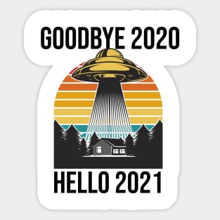 goodbye 2020 hello 2021 Sticker